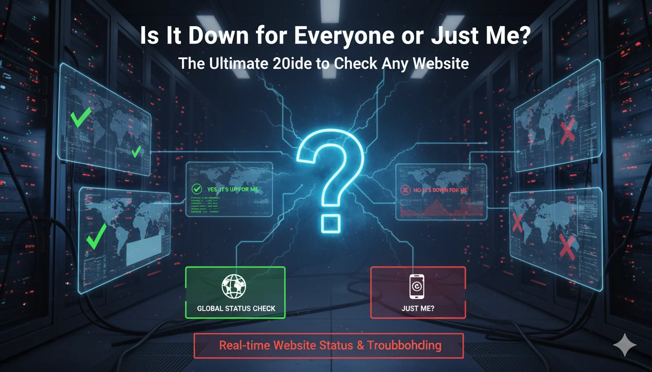 Is It Down for Everyone or Just Me? The Ultimate 2025 Guide to Check Any Website