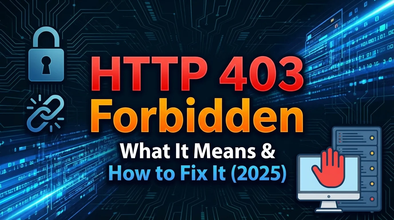 HTTP 403 Forbidden: What It Means &amp; How to Fix It (2025)