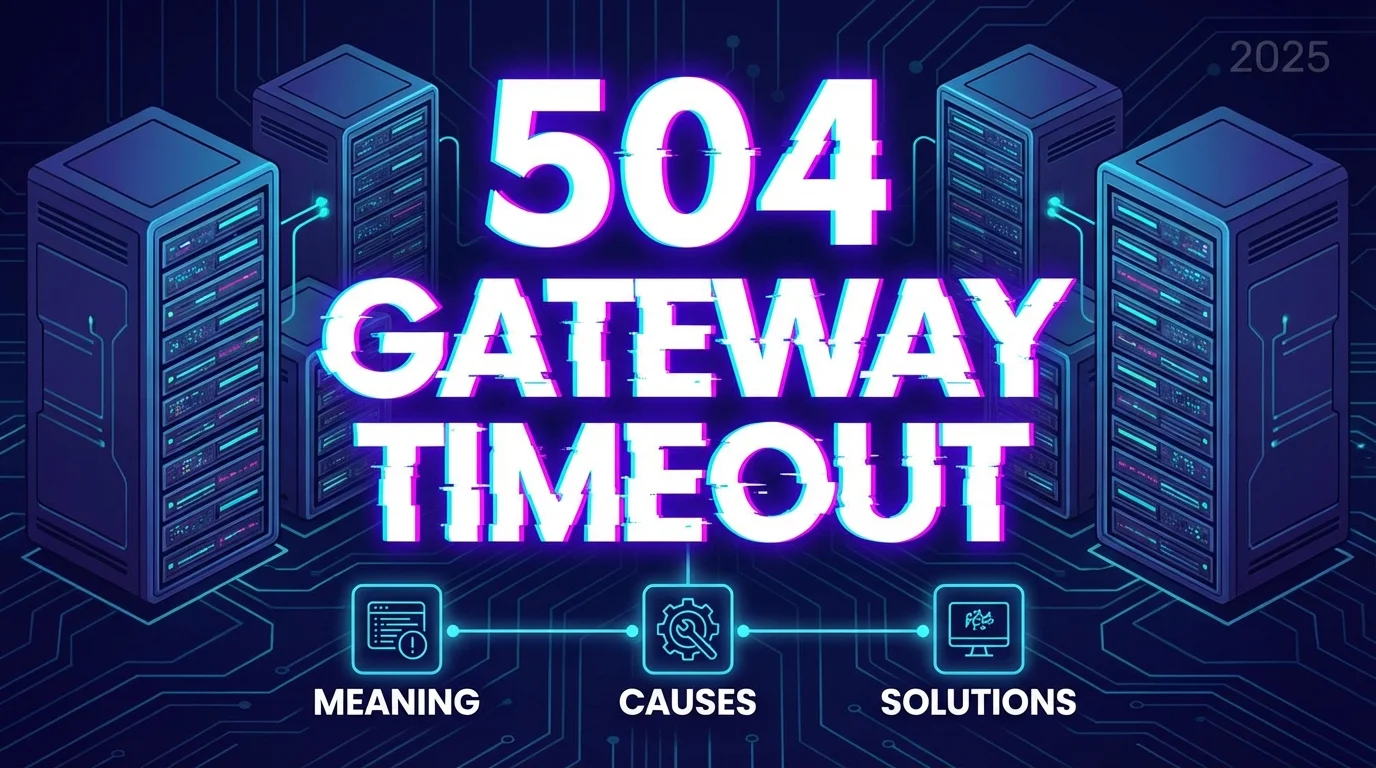 504 Gateway Timeout: Meaning, Causes & Solutions (2025)